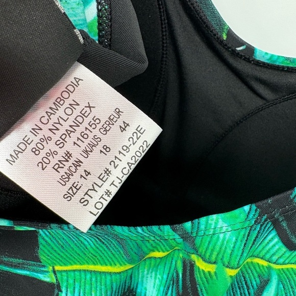 SHORE SHAPES Tropical One Piece Swimsuit - Picture 10 of 11